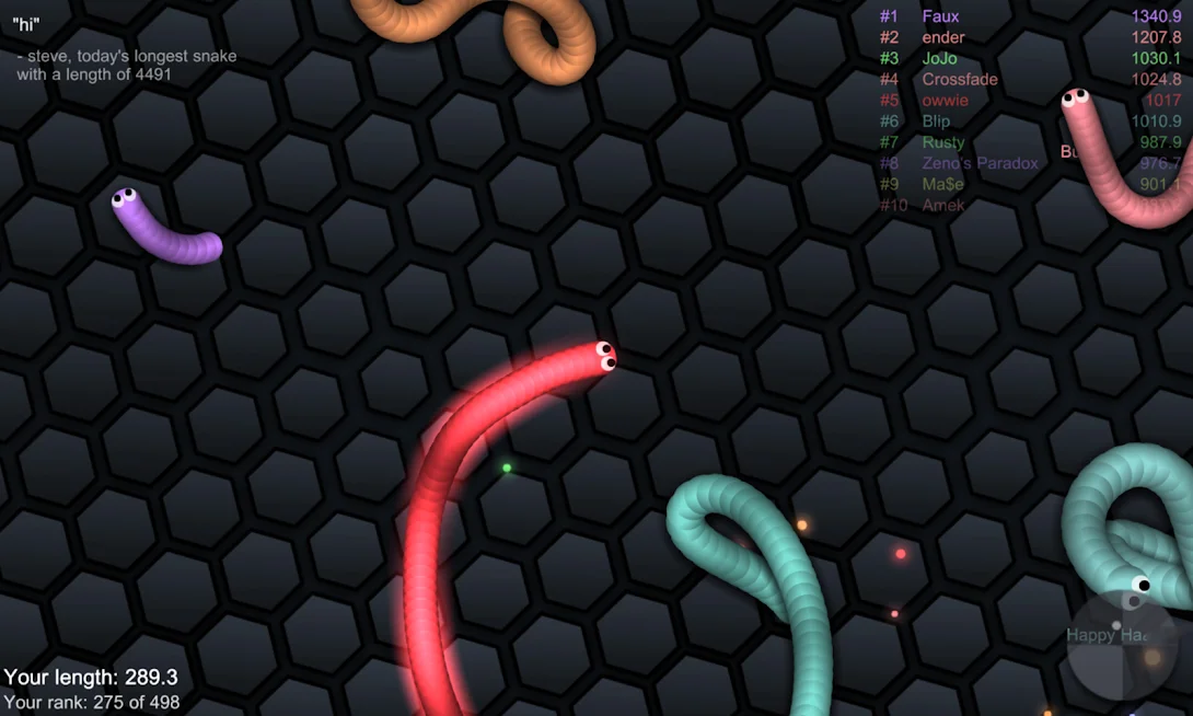 Скриншот slither.io 6